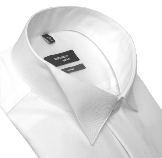 Seidensticker Smoking Hemd weiß +Fliege +Mansch.Knopf Modern/Regular Fit SP-9060