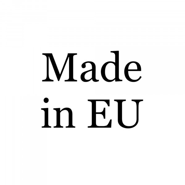 HUBER Stehkragen Hemd dunkelgrau weiß gestreift HU-0030 Regular Made in EU